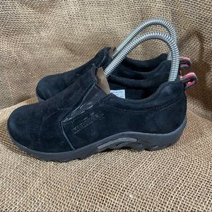 Merrell Boy Jungle Moc suede shoe slip on sneaker